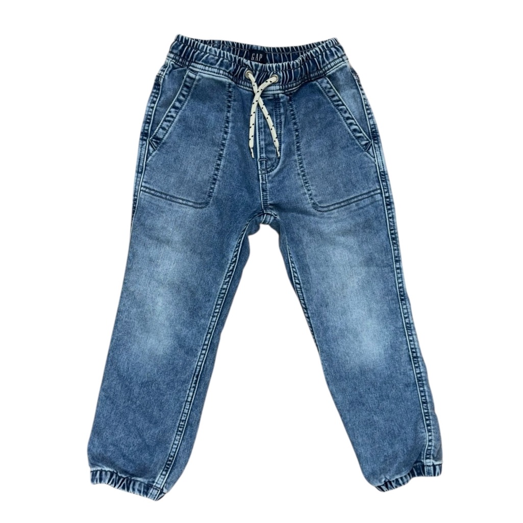 Gap Pull On Jean Joggers Size 6 Light Wash